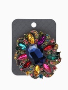 Брошь «Императрица. Цветок распустившийся», цветная в чернёном золоте  (артикул 10968255)  большой выбор товаров оптом и в розницу по низким ценам с доставкой