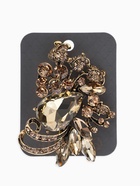 Брошь «Императрица. Бутоны роз», светло-коричневая в чернёном золоте  (артикул 10968256)  большой выбор товаров оптом и в розницу по низким ценам с доставкой