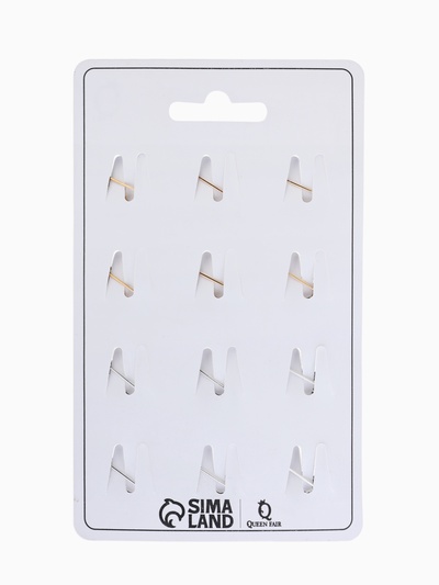 Брошь маленькая «Листик», МИКС