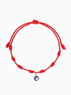 Браслет-оберег «Красная нить. Узел с глазиком», d=6 см, красно-бело-синий  (артикул 10968441)  большой выбор товаров оптом и в розницу по низким ценам с доставкой