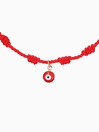 Браслет-оберег «Красная нить. Узел с глазиком», d=6 см, красно-белый  (артикул 10968442)  большой выбор товаров оптом и в розницу по низким ценам с доставкой