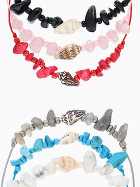 Браслет «Мррской», ракушка с крошкой перламутра, цвет МИКС