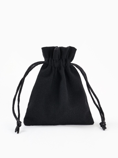 Набор мешочков подарочных 50 шт. «Хлопок», 10×12 см, чёрный