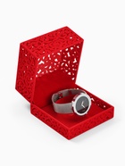 Футляр бархатный под браслет «Куб резной», 10×10×6.5 см, вставка красная, красный - фото 809544240