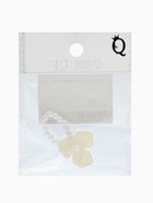 Кольцо бисерное «Цветок трилистник жемчужный», бежевое, на резинке, безразмерное - Фото 3