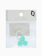 Кольцо бисерное «Цветок трилистник жемчужный», голубой, на резинке, безразмерное - Фото 3