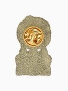 Значок «Русская красавица» с серьгами, цветной в золоте - фото 121985291