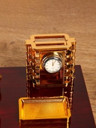 УЦЕНКА Набор настольный 4в1 с визитницей, красное дерево - Фото 4