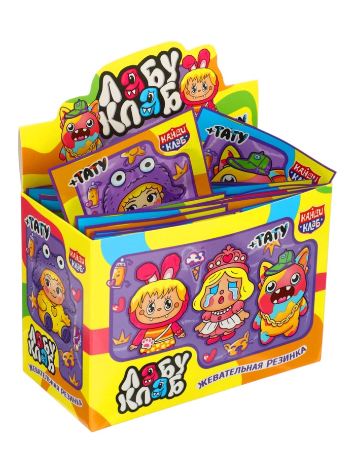 Жевательная резинка с татуировкой «ЛАБУ КЛАБ», 10 г - Фото 1