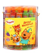 Десерт желейный «Зубная паста Три кота» ассорти в тюбике, 55 г  (артикул 10993068)  большой выбор товаров оптом и в розницу по низким ценам с доставкой