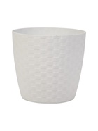 УЦЕНКА Горшок для цветов 2 л «Ротанг», белая - Фото 2