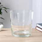 УЦЕНКА Ваза "Коническая" h-19см d-17см, прозрачная - Фото 1