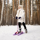 УЦЕНКА Снегокат-самокат 2 в 1 GRAFFITI «Зайка» - Фото 6