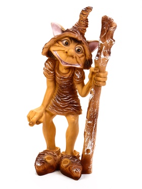 Садовая фигура из полистоуна «Тролль», 20×19×46 см