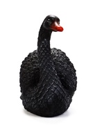 Садовая фигура из полистоуна «Чёрный лебедь», 32×22×35 см  (артикул 10975394)  большой выбор товаров оптом и в розницу по низким ценам с доставкой