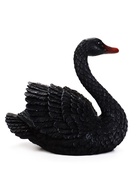 Садовая фигура из полистоуна «Чёрный лебедь», 32×22×35 см  (артикул 10975394)  большой выбор товаров оптом и в розницу по низким ценам с доставкой