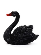 Садовая фигура из полистоуна «Чёрный лебедь», 32×22×35 см  (артикул 10975394)  большой выбор товаров оптом и в розницу по низким ценам с доставкой