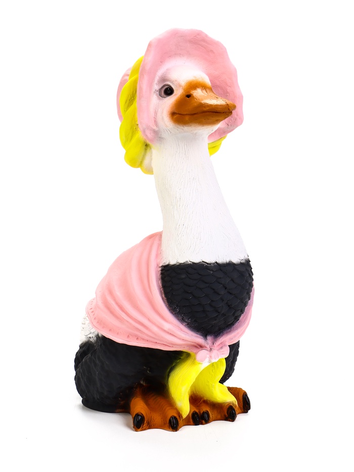 Садовая фигура из полистоуна «Гусыня», 20×19×46 см