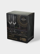 УЦЕНКА Набор бокалов для шампанского 6 шт "Дарио" 180 мл, 7х27,5 см, перламутр - Фото 2