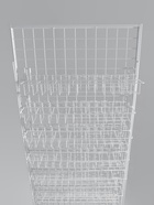 УЦЕНКА Стойка с сеткой, двухсторонняя, в комплекте 16 полок для семян, 63*49*183 см, цвет белый 4192 - Фото 5