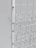 УЦЕНКА Стойка с сеткой, двухсторонняя, в комплекте 16 полок для семян, 63*49*183 см, цвет белый 4192 - Фото 6