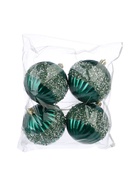 УЦЕНКА Набор шаров пластик d-8 см, 4 шт "Рокси" зелёный - Фото 3