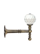 УЦЕНКА Крючок - держатель для штор на стену CAPPIO KS043, металлический, цвет бронза, 2 шт 1090565 - Фото 3