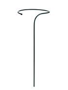 Кустодержатель для цветов, d=35 см, h=80 см, ножка d=1 см, металл, зелёный  (артикул 10997322)  большой выбор товаров оптом и в розницу по низким ценам с доставкой