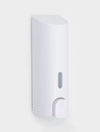 УЦЕНКА Диспенсер для жидкого мыла механический 350 мл, пластик, цвет белый - Фото 1