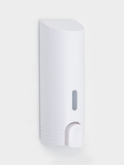 УЦЕНКА Диспенсер для жидкого мыла механический 350 мл, пластик, цвет белый