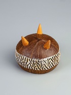 УЦЕНКА Подсвечник из кокоса, 15×15×13 см, белый - Фото 5