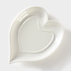 УЦЕНКА Маслёнка BellaTenero «Эстет. Сердце», 17×13.5×8 см, на бамбуковой подставке, фарфор, белая - Фото 6