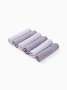 Платки носовые детские «Крошка Я» Deep grey, 20×20 см, набор 6 шт., муслин, 100 % хлопок, серые - Фото 12