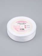 УЦЕНКА Лента репсовая 25 мм × 25 ±1 ярд(23 м ±1 м) серебряные нити №01 белый АУ - Фото 4