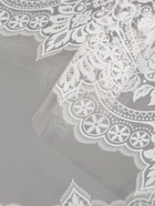 Плёнка для цветов «Ажур», прозрачная/белая, 0.6×9.3±5% м, 40 мкм, 200 г - Фото 2