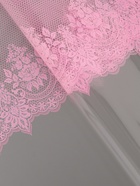 Плёнка для цветов «Ажур», прозрачный/розовый жемчуг, 0.6×9.3±5% м, 40 мкм, 200 г - Фото 3