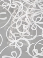 Плёнка для цветов «Бантики», прозрачная/белая, 0.6×9.3±5% м, 40 мкм, 200 г - Фото 2