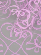 Плёнка для цветов «Бантики», прозрачная/светло- сиреневая, 0.6×9.3±5% м, 40 мкм, 200 г - Фото 2