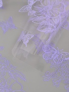 Плёнка для цветов «Ласточки», прозрачный/сиреневый классик, 0.6×9.3±5% м, 40 мкм, 200 г - Фото 2