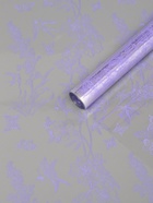 Плёнка для цветов «Ласточки», прозрачный/сиреневый классик, 0.6×9.3±5% м, 40 мкм, 200 г - Фото 1