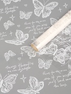 Плёнка для цветов «Бабочки», прозрачная/белая, 0.7×7.6 м, 40 мкм, 200 г - Фото 1