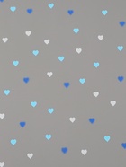 Плёнка для цветов «Сердечки конфетти», прозрачный/сине-голубой, 0.7×7.6 м, 40 мкм, 200 г - Фото 4