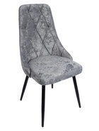 Стул мягкий для кухни «Граф», обивка краш 10, цвет платина  (артикул 10987301)  большой выбор товаров оптом и в розницу по низким ценам с доставкой