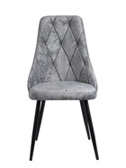 Стул мягкий для кухни «Граф», обивка краш 10, цвет платина  (артикул 10987301)  большой выбор товаров оптом и в розницу по низким ценам с доставкой