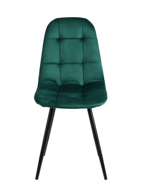 Стул мягкий для кухни «Лукас», обивка nella 089, цвет зелёный