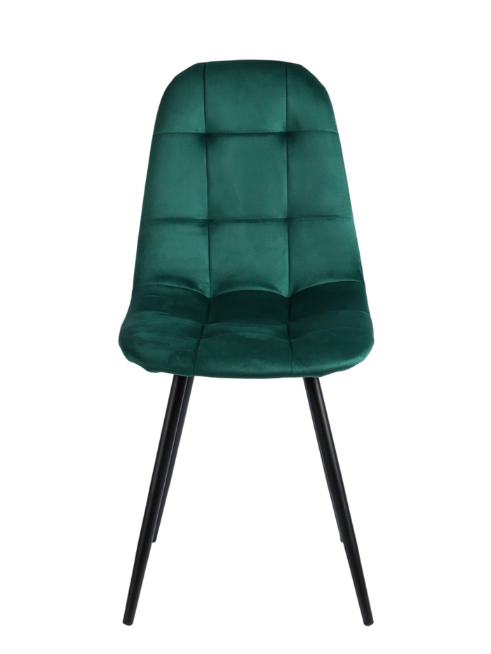 Стул мягкий для кухни «Лукас», обивка nella 089, цвет зелёный