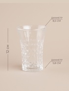 УЦЕНКА Набор стаканов SL Home «Винтаж», 300 мл, 7.6×12.8 см, 6 шт., высокие, стекло, прозрачный - Фото 3