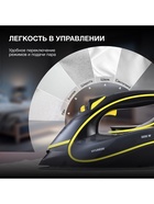 Утюг Hyundai H-SI01560, 3200 Вт, керамическая подошва, 35 г/мин, 450 мл, чёрно-жёлтый - Фото 7
