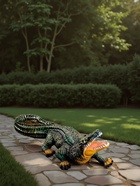 УЦЕНКА Садовая фигура "Крокодил" 83х28х32см - Фото 1