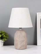 УЦЕНКА Настольная лампа RISALUX «Бриана», Е14, 40 Вт, бежевая, 22.5×22.5×35 см - Фото 1